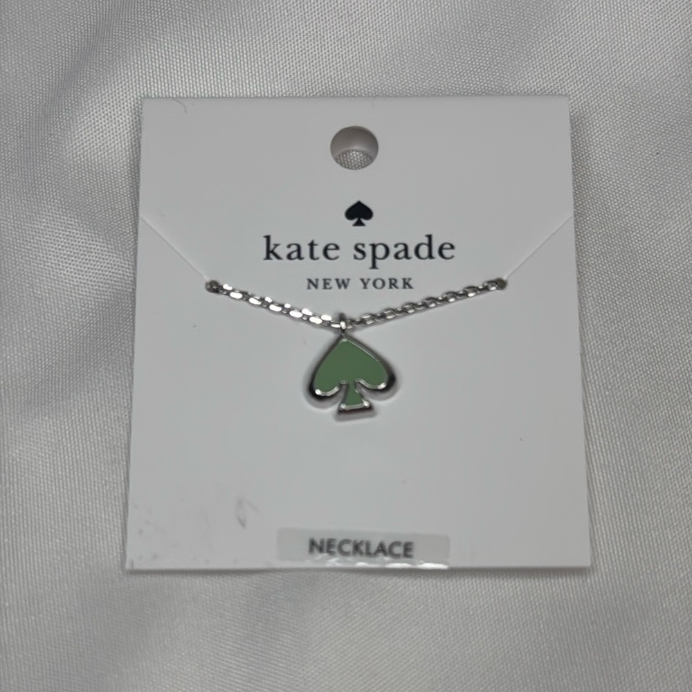 Kate Spade Sage MSRP $59 Everyday Spade Necklace - Picture 1 of 2